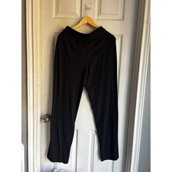Lululemon Groove Wide Leg Pants Black High Rise Drawstring Size 8 - Picture 5 of 5